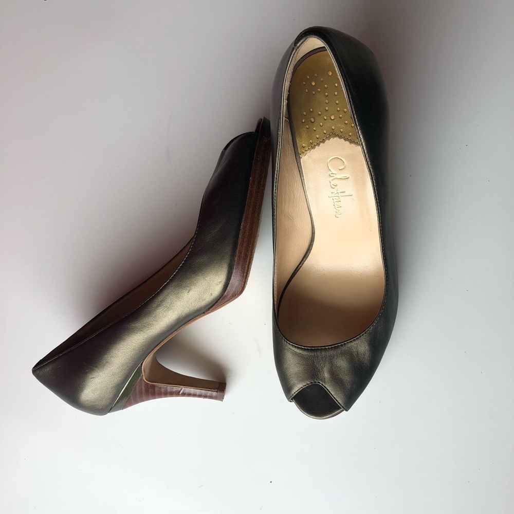 Cole Haan Nike Air Peep Toe Heels